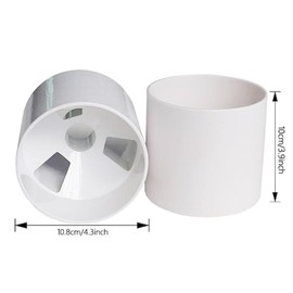 USGA/PGA Compliant Golf Hole Cup - 4" ABS Plastic Practice Cup with Drainage Holes for Backyard Putting Greens, Outdoor & Indoor Training (Single Unit)