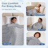 Cooling Blanket, Ice Silk Cooling Blankets for Sleeping, Self-Cooling, Q-Max