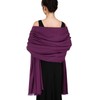 SWAT PANY Scarf for Women Winter Purple Pashmina Shawls for