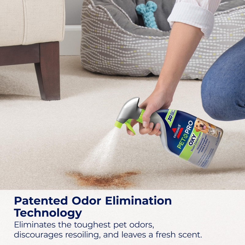 Bissell PET PRO OXY Stain Destroyer for Carpet and Upholstery,