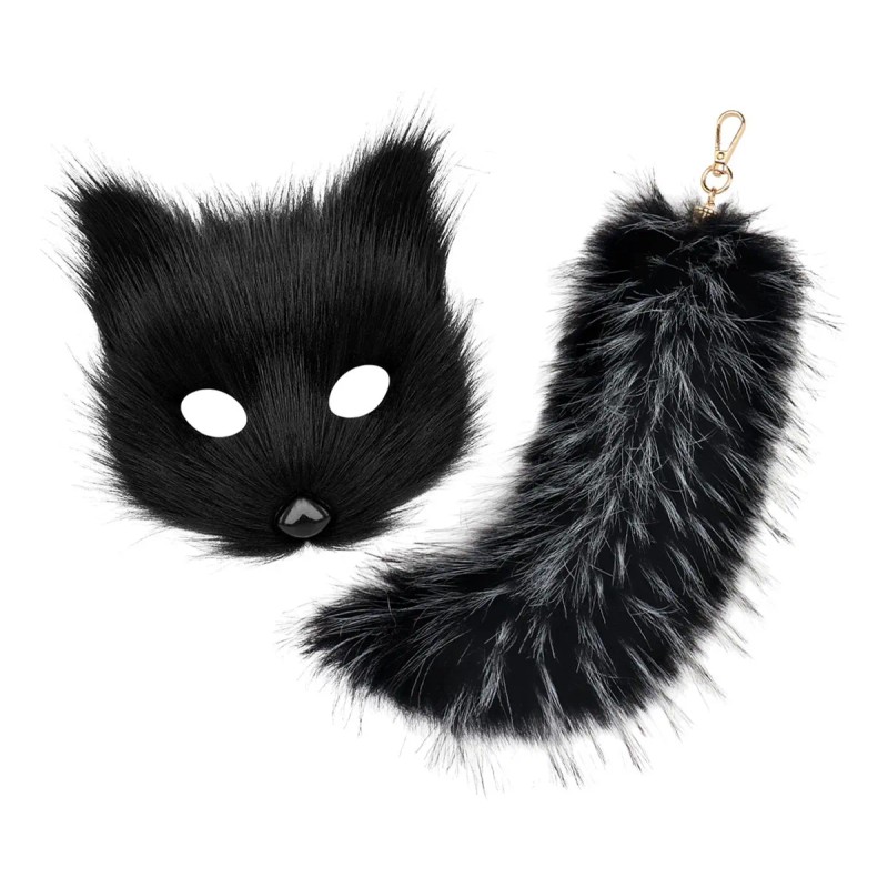 Máscara Y Cola De Therian, Accesorios Creativos Para