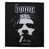 DOWN / FACE LOGO Iron Woven Patch 8.5 x 10