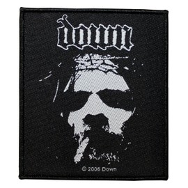 DOWN / FACE LOGO Iron Woven Patch 8.5 x 10 CM