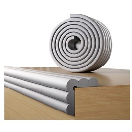 Baby Proofing Edge Corner Protector, 2M/78.7inch Edge Guards Padding, Extra-Wide Soft Rubber Foam Padding, Furniture,Sharp Edge Safety Corner Edge Bumper(Grey)