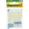 Yamashita Octopus Bait LP Octopus Aurora Borealis No. 2, 2.4 inches (60 mm), Luminous Lure
