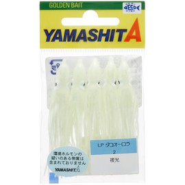 Yamashita Octopus Bait LP Octopus Aurora Borealis No. 2, 2.4 inches (60 mm), Luminous Lure
