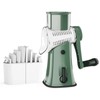 5-in-1 Rotary Cheese Grater & Vegetable Slicer – Stainless Steel