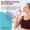 FANS-ONE Electric Protein Shaker Bottle, 24oz Lockable Electric Blender Cup,