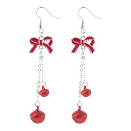 GWAWG Christmas Drop Dangle Earrings, Christmas Earrings, Jewellery Gift for Her, Metal