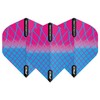 RED DRAGON Hardcore Radical Harlequin Dart Flights - 4 Sets