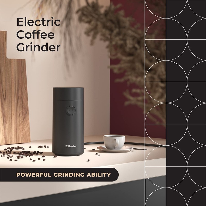 MuellerLiving Electric Coffee Grinder for Spice, Nut, Herbs and Coffee