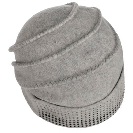 Seeberger Licosa Headsock Milled Wool Hat Women, lightgrey, 54-58