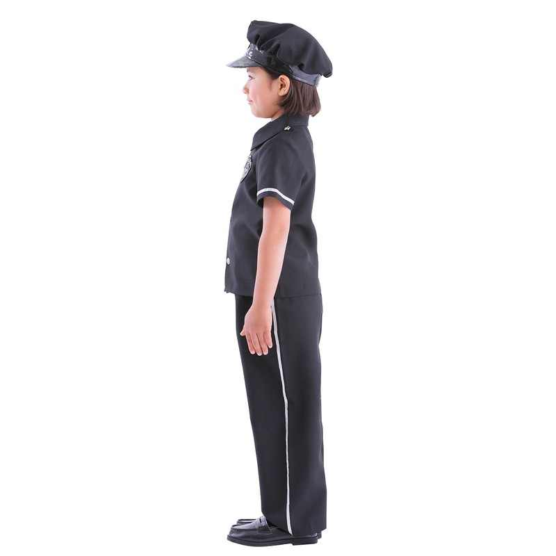 Party City Super Policeman Kids Cosplay Costume, 47.2 inches (120