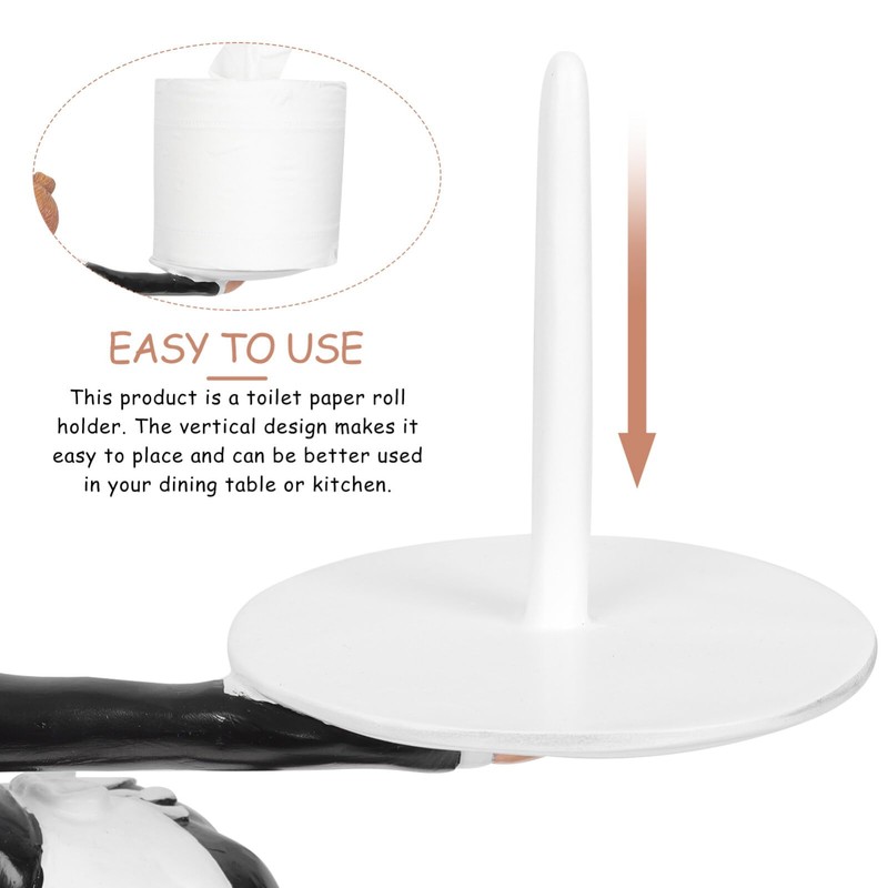Uonlytech Roll Paper towel holder bath paper stand funny toilet