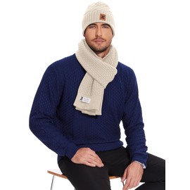 Zaitun Beanie Hats for Men and Women Winter Warm Waffle Knit Cap Comfort Thick Daily Rib Cap Khaki