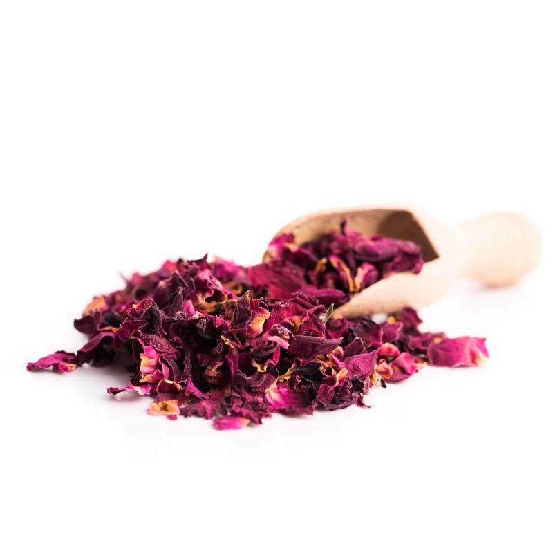 Organic Culinary Rose Petals, 12 oz, Dried, Edible for Tea
