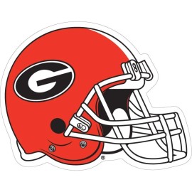 Unbranded Georgia Bulldogs Decal  helmet 6 inch