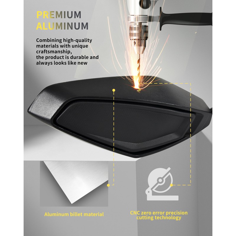 SLORIMOD Aluminum Side Mirrors for Can-Am Maverick R / X3