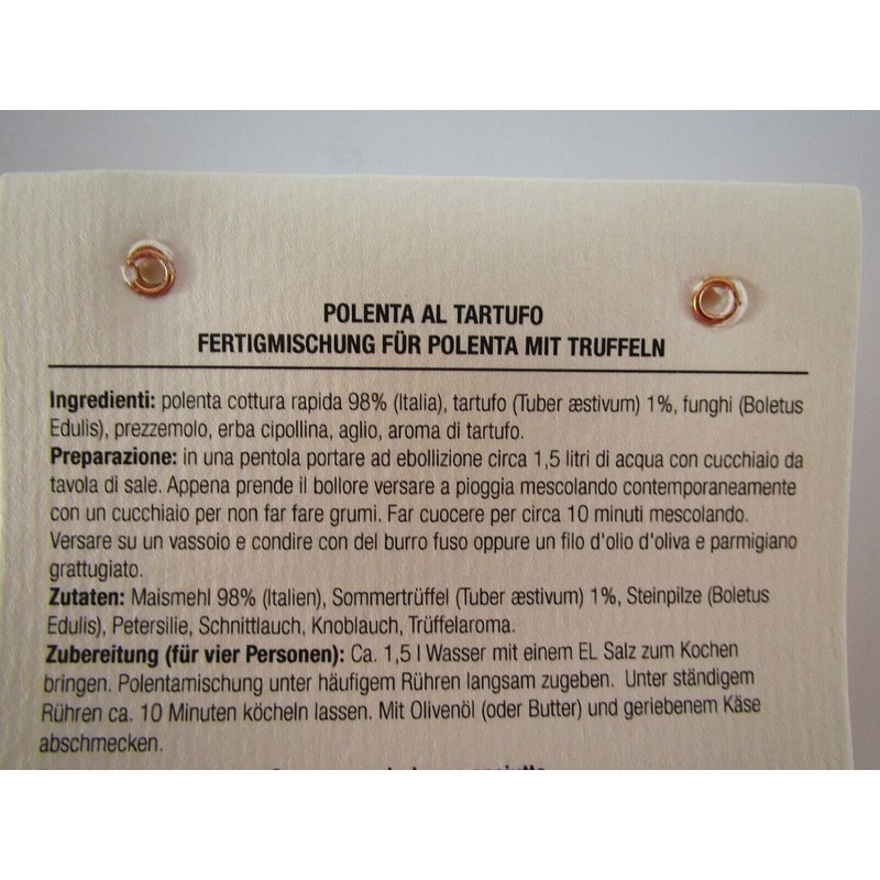 Polenta with Truffles 300 gr. - Casale Paradiso
