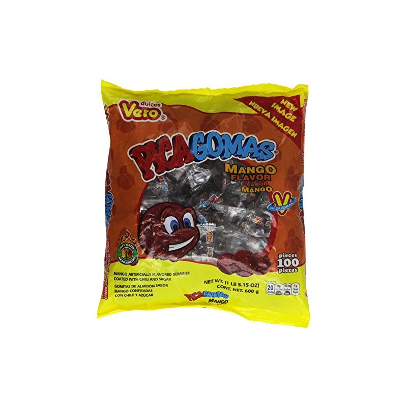 Pica Gomas Sabor Dulces Vero Chili Mango Flavor Mexican Candy