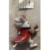 Gisela Graham : Christmas Decoration : White Rabbit