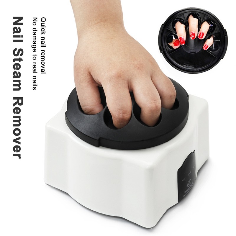 36W Steam Nail Polish Remover Machine Soak Steam Adjustable Heating