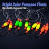 Alwonder 5-Pack Pompano Rigs Surf Fishing Rigs with Snell Floats
