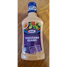 Kraft 6 PACK KRAFT THOUSAND ISLAND SALAD DRESSING, 16 FL OZ BOTTLE