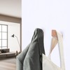 AGITATESAND Wood Wall Hooks 4 Pack Coat Hooks Wall Mounted