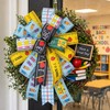 6 Rolls Back to School Wired Edge Ribbons, 24Yards x