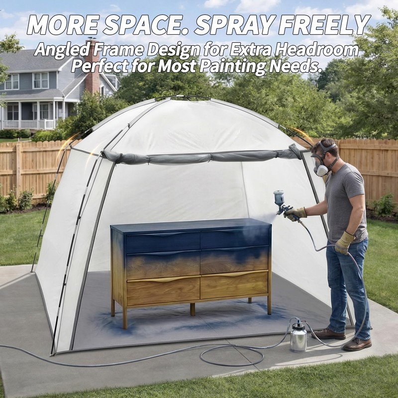 VOXOR Portable Paint Booth Tent, Large 10 x 6 x