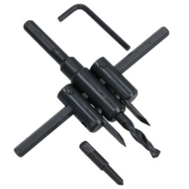 Adjustable Hole Saw/Drill Bit Round Circle Cutter 30mm to 120mm TE373