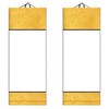 Sugarello Wall Scroll, Plain, Large, White Cut Wall Scroll, Set