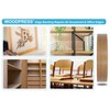 WoodPress® 30mm Beech Wood Style Laminate Melamine Edging, Pre-Glued Veneer