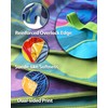 Microfiber Beach Towels, Double-Sided 71"X32" Large, Thin, Lightweight, Sand Free,