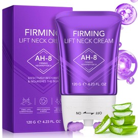 AH8 Firming Neck Cream – Anti-Aging Neck Creams for Tightening and Firming Sagging Skin – Hydrating Moisturizer with Peptides & Collagen for Smooth, Lifted Look