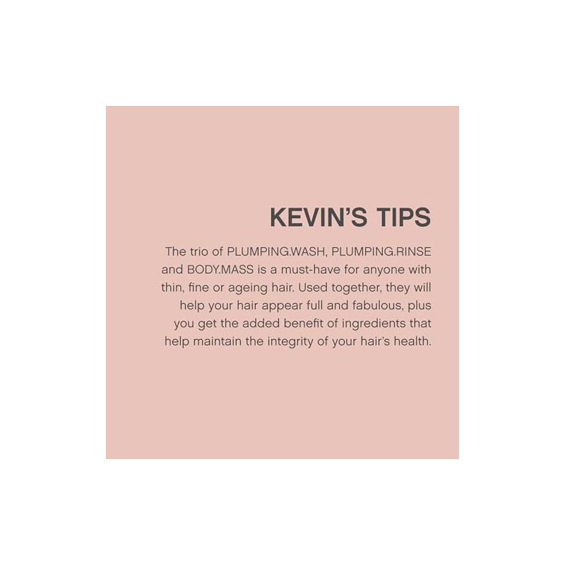 Kevin Murphy PLUMPING WASH Densifying Shampoo for Thinning Hair 8.4