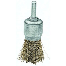 Acorn 50809-25 - Wire Wheel Brush Brass-Plated Steel, Crimped Wire