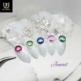  No.1208 Handmade Nail Tips  - Long Almond /  No.1208 수제네일팁  - 롱아몬드