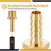 KOOTANS 4pcs 5/16" Hose Barb to 3/8 NPT Male Brass