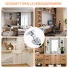 Bohaner 4 Pcs 165 Degree Corner Cabinet Hinges with Damper