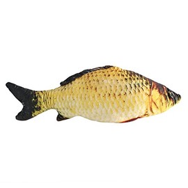 Hztyyier Realistic Fake Fish, Soft Fish Cushion Carp Plush Cushion, Cushion Cuddly Toy (60 cm)