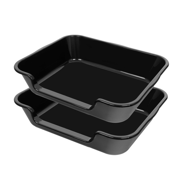Ying Tutu 2 Pack of Extra Large Cat Litter Box
