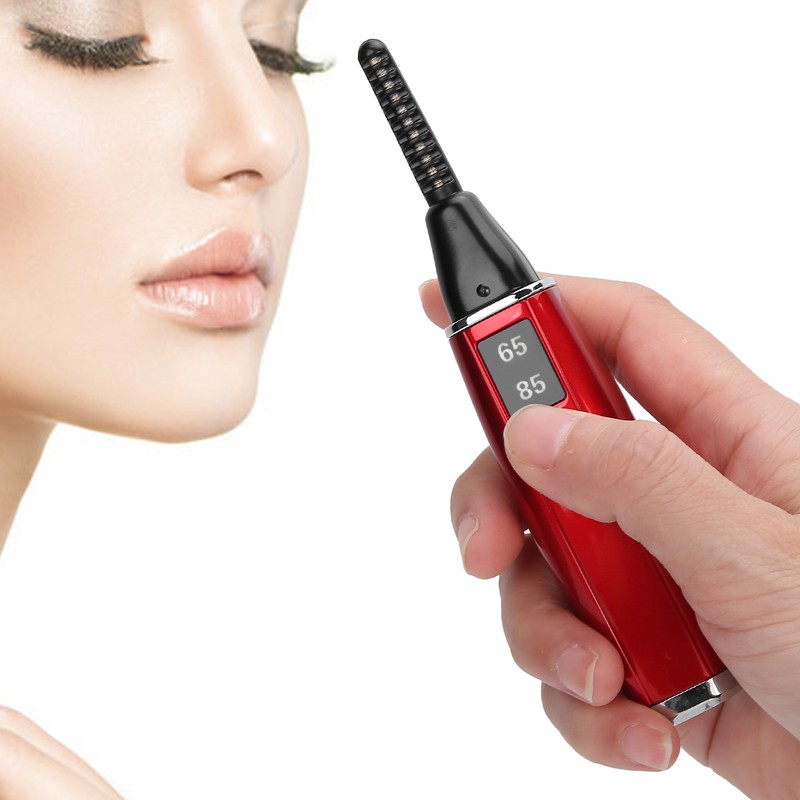 Electric Heated Eyelash Curler Long Lasting Two Temperature Electric Eyelash