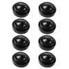 Zigvert 8 Pack Miniature Two Hole Flag Stand Base, Twin