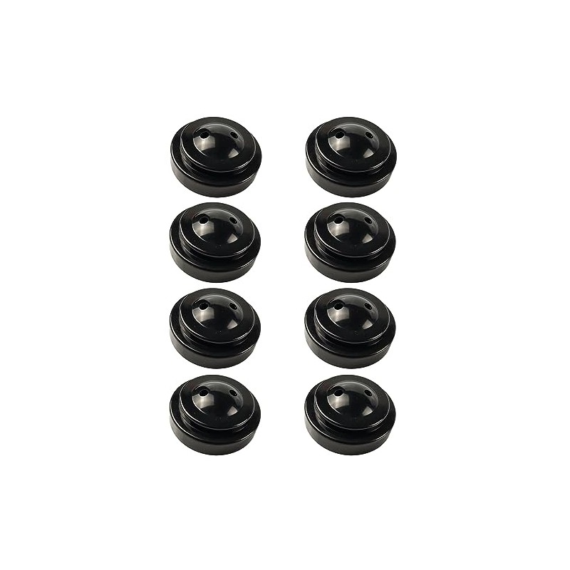 Zigvert 8 Pack Miniature Two Hole Flag Stand Base, Twin