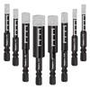 Mgtgbao 8PCS Black Dry Diamond Drill Bits Set, Core Drill