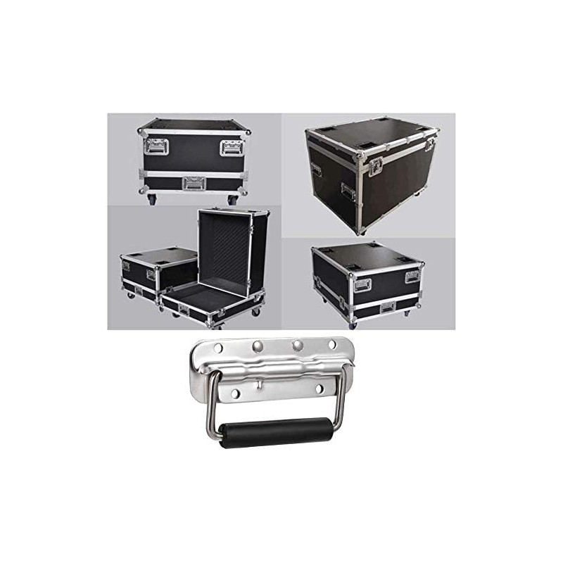 LATRAT Box Handle, Folding Spring Ring Made of 304 Stainless