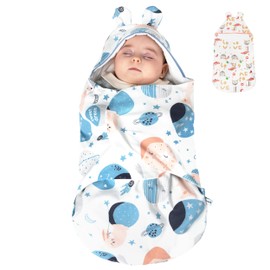 JoyCrafted-FBL Sleep Sack 6-9 Months - 3 Way Adjustable Swaddles for Newborns, Sweet Dream Galaxy Swaddle, Baby Sleep Sack for New Moms - 100% Cotton Lining, 100% Polyester Fabric