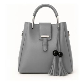 Conjunto De 3 Bolsos De Lujo Para Mujer, Gran Capacidad Color Gris
